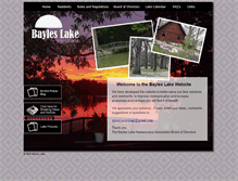 Tablet Screenshot of bayleslakehoa.com